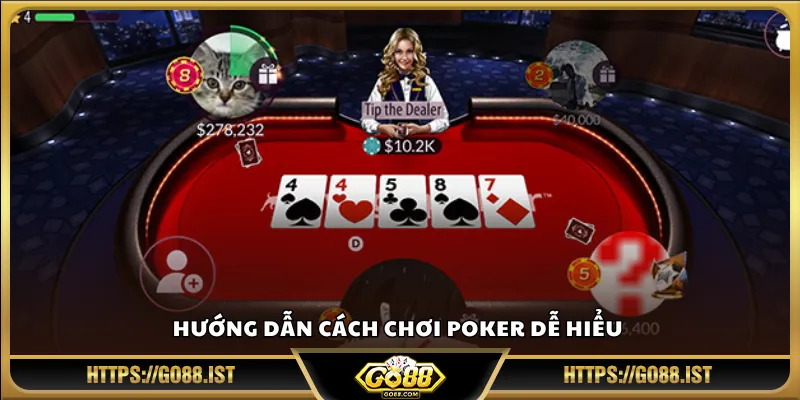 Hướng dẫn cách chơi Poker dễ hiểu 