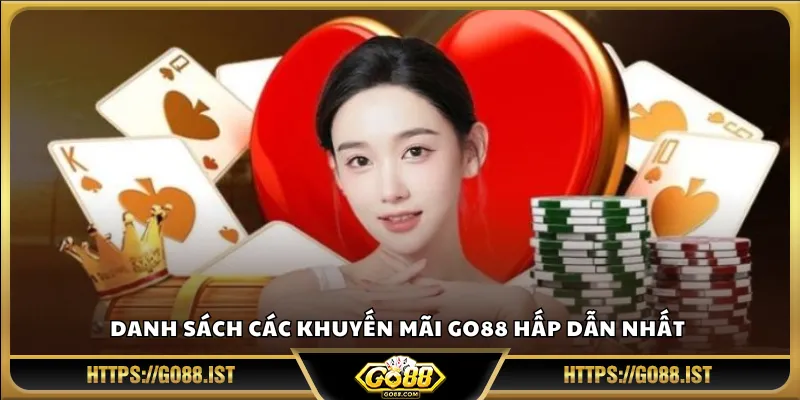 Danh sách các khuyến mãi Go88 hấp dẫn nhất 